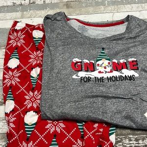 Women’s two piece holiday pajama set